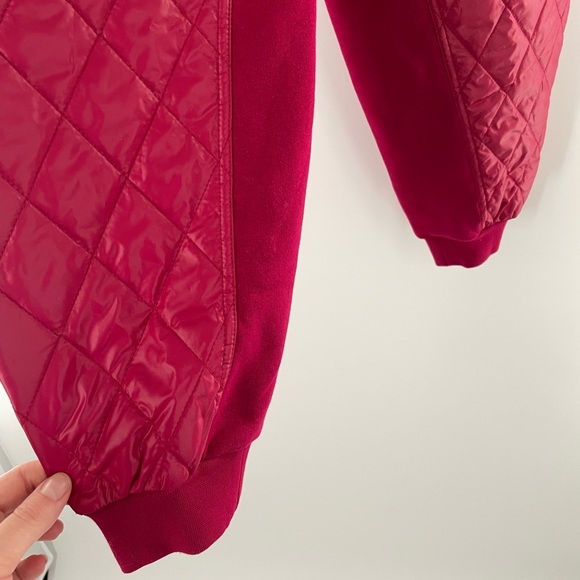 NWT Nike Raspberry Magenta Quilted Nylon Drawstring Joggers Style CJ6256-620 - Picture 13 of 16